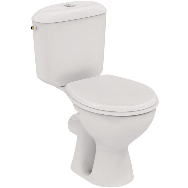 Pack wc Noe Porcher Sortie horizontale - Alimentation latérale - Blanc