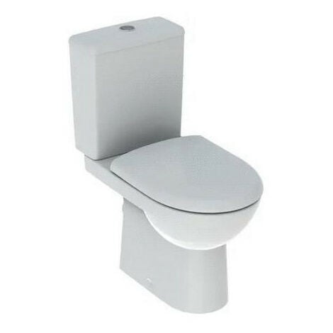 Pack WC au sol GEBERIT Prima - Sortie horizontale - Réservoir et abattant standard - 08325300000101 - Plusieurs références disponibles