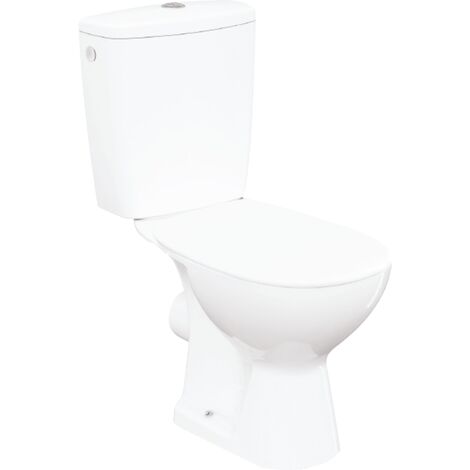 Pack WC ALTI sans bride Sortie Horizontale - H85,5xl36,5x66cm -Céramique blanche