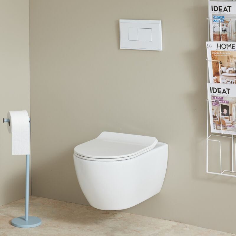 Godart - Pack wc suspendu bâti universel avec cuvette sans bride Ceres