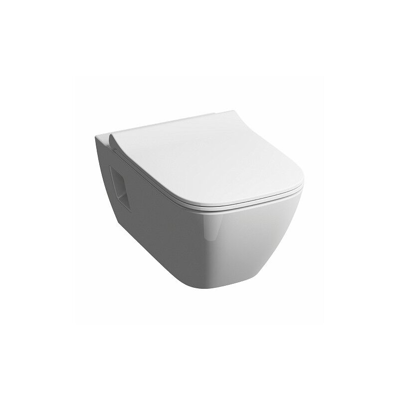 Geberit - Pack wc Suspendu Carénée allia Rimfree Jam+ Avec Abattant Slim Ralenti - 08391600000100