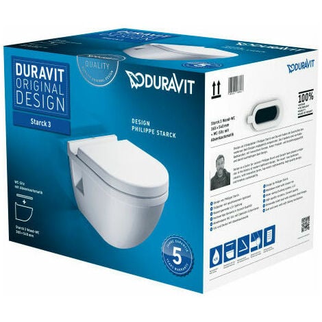 Pack WC suspendu Duravit Starck 3