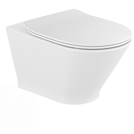 Pack WC suspendu GAP ROUND sans bride + Abattant softclose