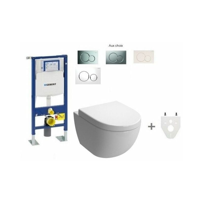 Pack Wc suspendu Geberit Daily'o 2 Sigma01 blanc