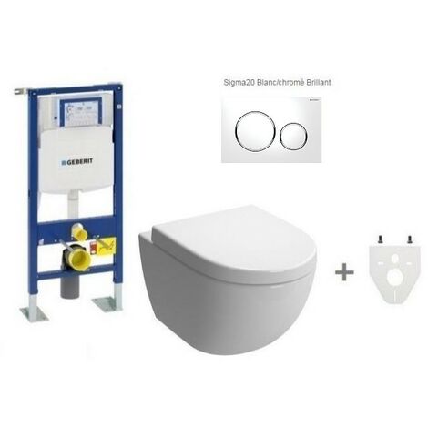 Pack Wc suspendu Geberit Daily'o 2 modèle court