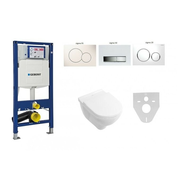 Pack wc suspendu geberit plat O.Novo