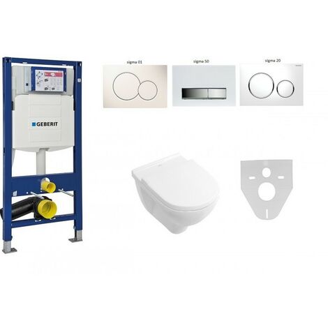 Pack WC suspendu geberit plat O.Novo
