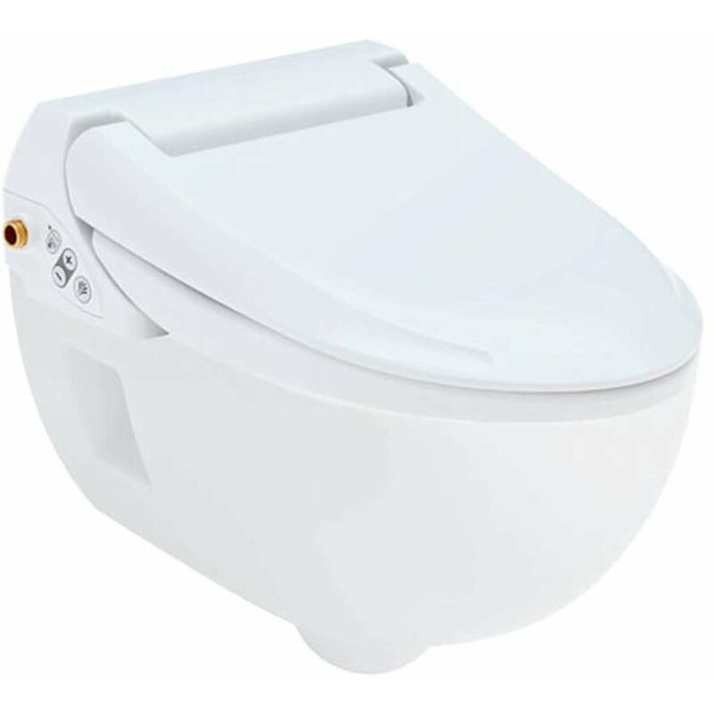 Geberit - AquaClean - Bidet électronique 4000 avec céramique, Rimfree, SoftClosing, blanc alpin 146.135.11.1