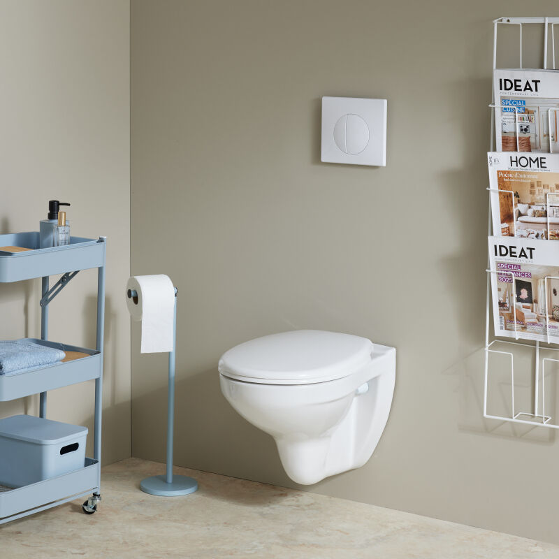 Siamp - Pack wc suspendu nf bati universel + cuvette delphi nf