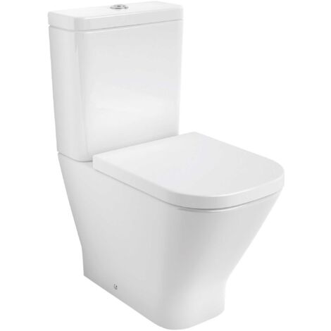 Pack WC THE GAP sortie duale cuvette Rimless, réservoir et abattant Roca