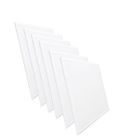 BARCELONA LED Pack X 6 Panel LED Empotrable Backlight 60x60cm - 4860lm - - Blanco Neutro