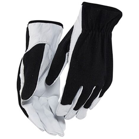 Pack x12 gants de travail artisan cuir BLAKLADER 2276 - Blanc - 9 (L)