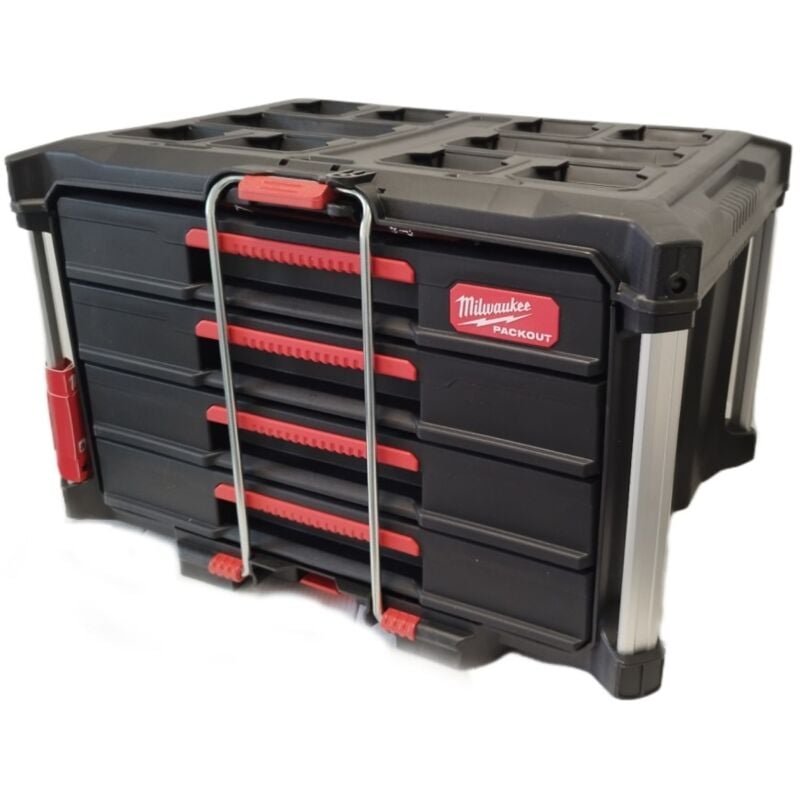 Milwaukee - 4932493189 Coffret 4 tiroirs Packout - 363x564x414mm