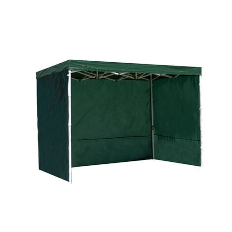 Packs Laterales Carpas Plegables - Pack 3 Laterales Lisos para Carpas 3x3 Eco - Verde