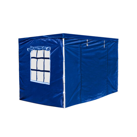 Packs Laterales Carpas Plegables - Pack 4 Laterales para Carpas 2x2 Eco 2L1V1P - Azul