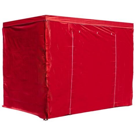 Packs Laterales Carpas Plegables - Pack 4 Laterales para Carpas 2x2 Master 3L1P - Rojo