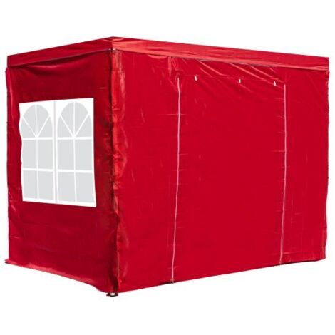 Packs Laterales Carpas Plegables - Pack 4 Laterales para Carpas 3x2 Master 2L1V1P - Rojo