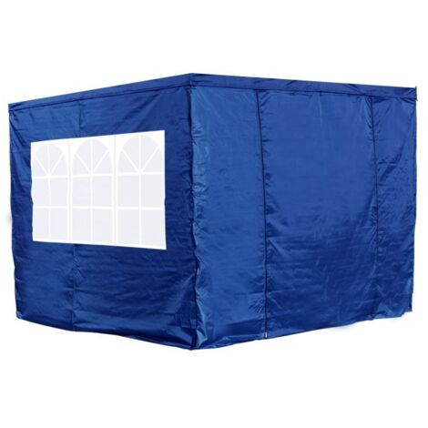 Packs Laterales Carpas Plegables - Pack 4 Laterales para Carpas 3x3 Master 2L1V1P - Azul