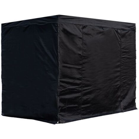 Packs Laterales Carpas Plegables - Pack 4 Laterales para Carpas 3x4,5 Master 3L1P - Negro