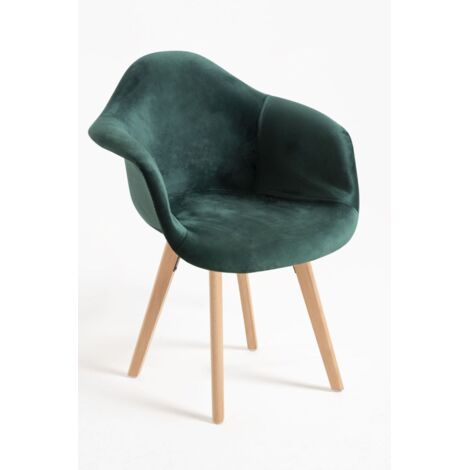 Packs Sillas Comedor - Pack 2 Sillas Belu Terciopelo - Verde