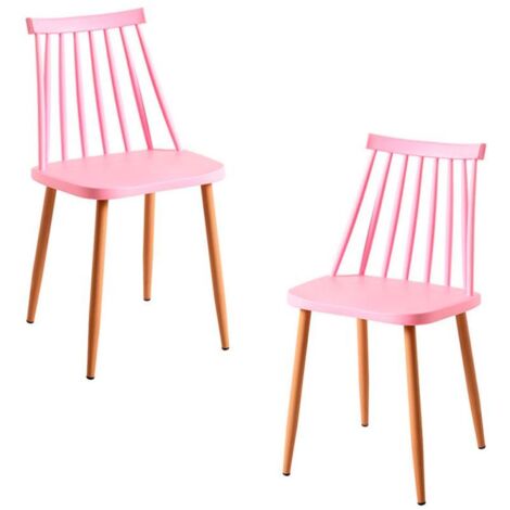 Packs Sillas Comedor - Pack 2 Sillas Bik - Rosa