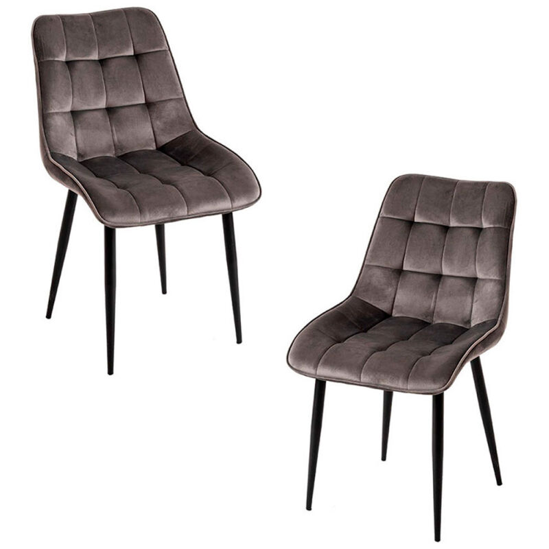 

Packs Sillas Comedor - Pack 2 Sillas Cade - Gris oscuro