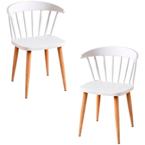 Packs Sillas Comedor - Pack 2 Sillas Candy - Blanco