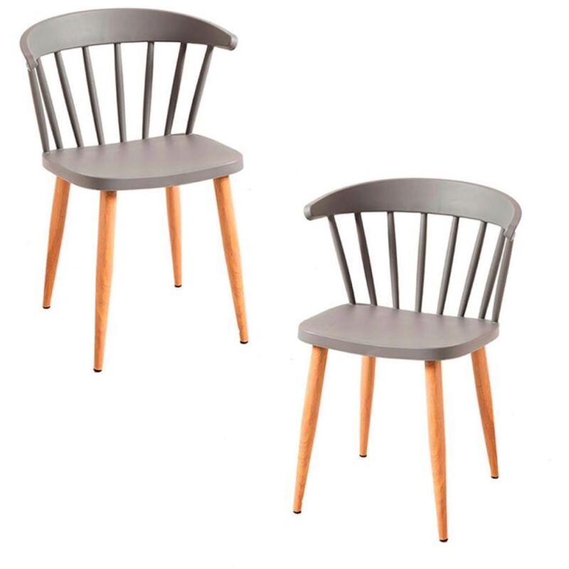 

Packs Sillas Comedor - Pack 2 Sillas Candy - Gris