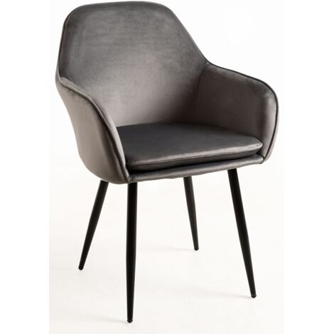 Packs Sillas Comedor - Pack 2 Sillas Chic Black - Gris oscuro