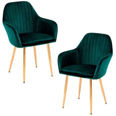 Packs Sillas Comedor - Pack 2 Sillas Chic Golden - Verde