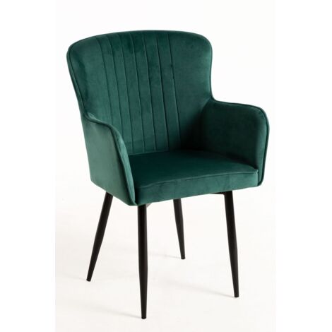 Packs Sillas Comedor - Pack 2 Sillas Dalye Terciopelo - Verde