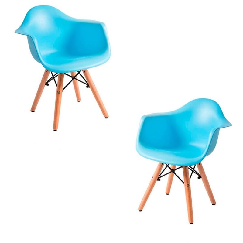 

Packs Sillas Comedor - Pack 2 Sillas Dau Kid (Infantil) - Azul claro