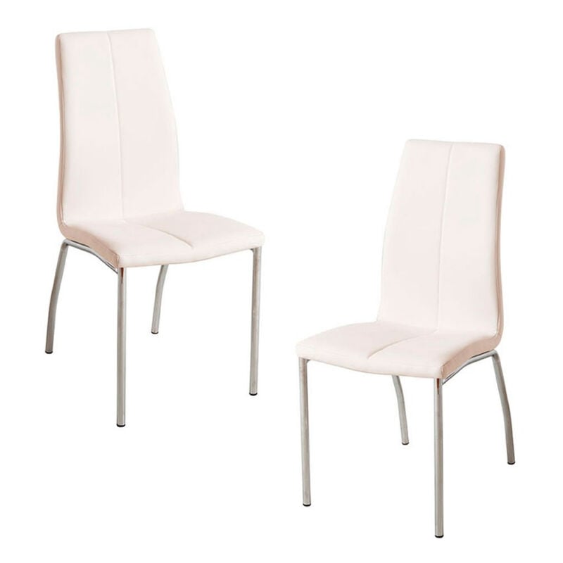 

Packs Sillas Comedor - Pack 2 Sillas Humi Polipiel - Blanco