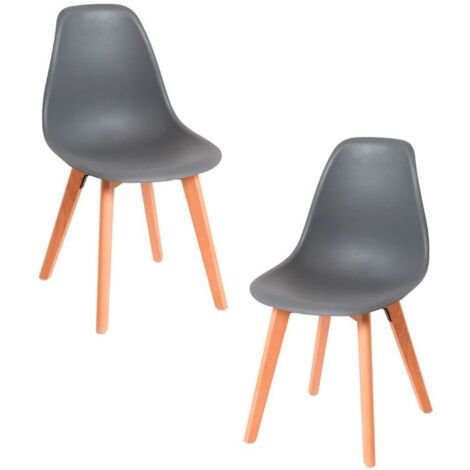 Packs Sillas Comedor - Pack 2 Sillas Kelen - Gris oscuro