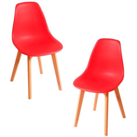 Packs Sillas Comedor - Pack 2 Sillas Kelen - Rojo