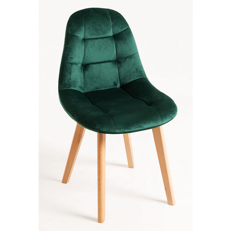 

Packs Sillas Comedor - Pack 2 Sillas Kelen Terciopelo - Verde