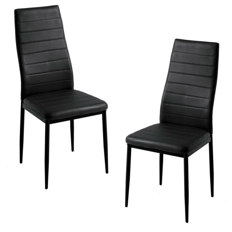

Packs Sillas Comedor - Pack 2 Sillas Lauter Polipiel - Negro