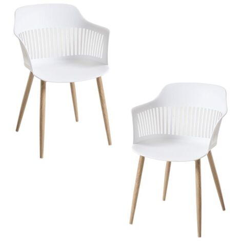 Packs Sillas Comedor - Pack 2 Sillas Lisy - Blanco