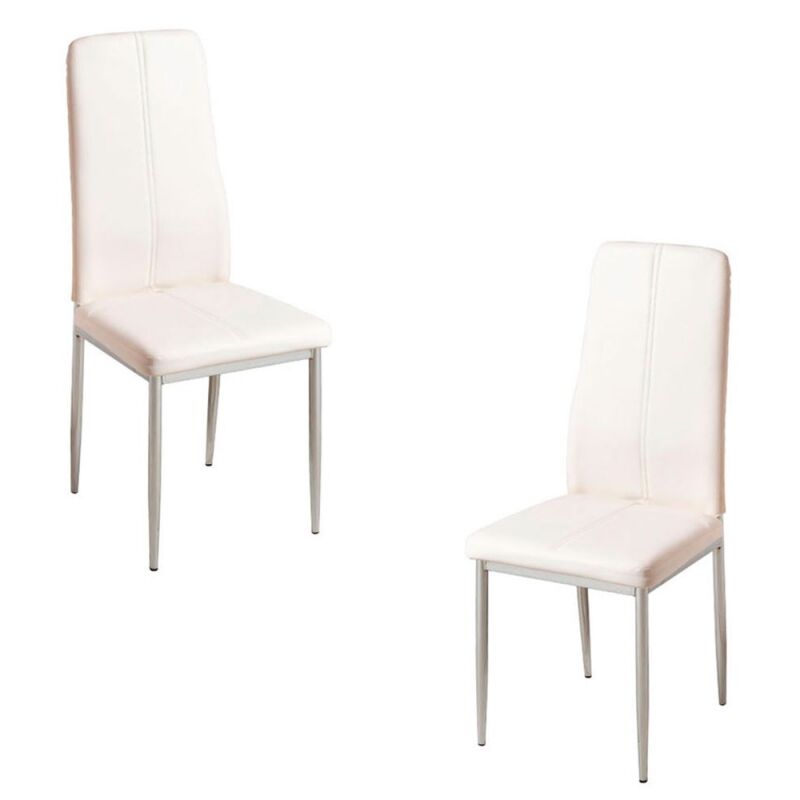 

Packs Sillas Comedor - Pack 2 Sillas Lonk Polipiel - Blanco