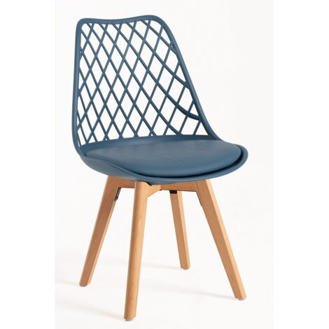Packs Sillas Comedor - Pack 2 Sillas Mima - Azul Petróleo