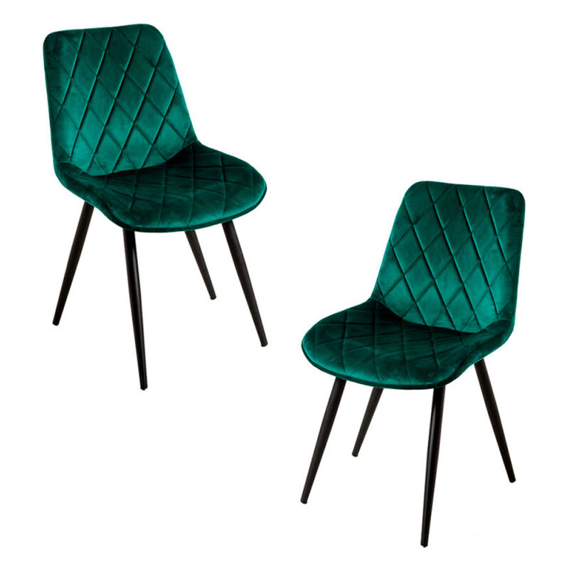 

Packs Sillas Comedor - Pack 2 Sillas Min Terciopelo - Verde