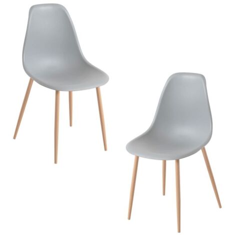 Packs Sillas Comedor - Pack 2 Sillas Mykle - Gris claro