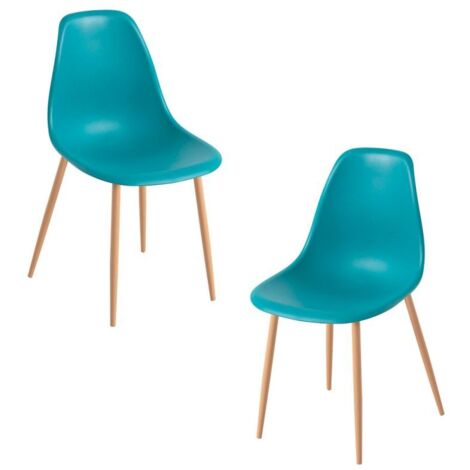 Packs Sillas Comedor - Pack 2 Sillas Mykle - Verde azulado