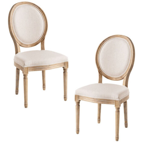 Packs Sillas Comedor - Pack 2 Sillas Palace - Crema