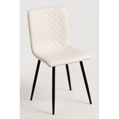 Packs Sillas Comedor - Pack 2 Sillas Rom Polipiel - Blanco