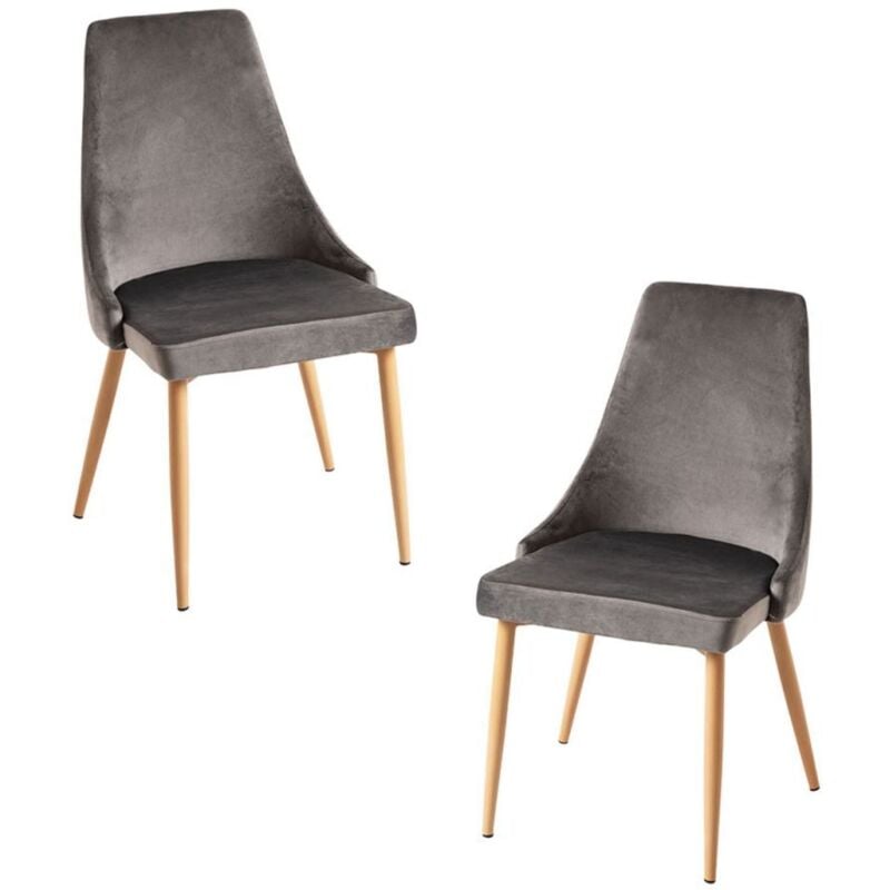 

Packs Sillas Comedor - Pack 2 Sillas Stoik Wood - Gris oscuro