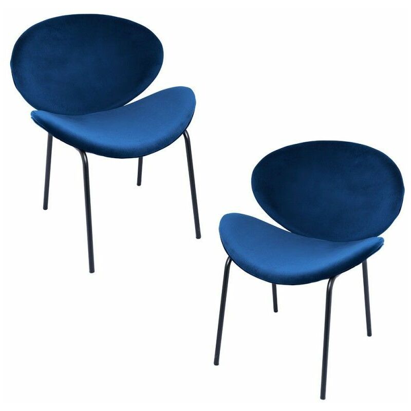 

Packs Sillas Comedor - Pack 2 Sillas Suki Terciopelo - Azul