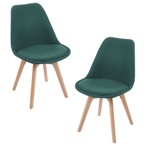 Packs Sillas Comedor - Pack 2 Sillas Synk Tela - Verde