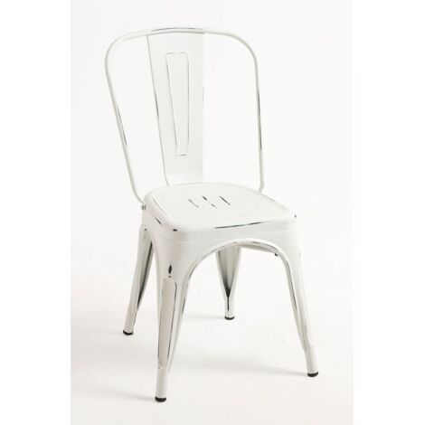 Packs Sillas Comedor - Pack 2 Sillas Torix Vintage - Blanco vintage