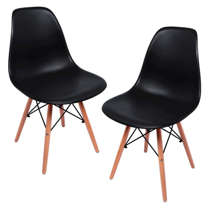 

Packs Sillas Comedor - Pack 2 Sillas Tower One - Negro